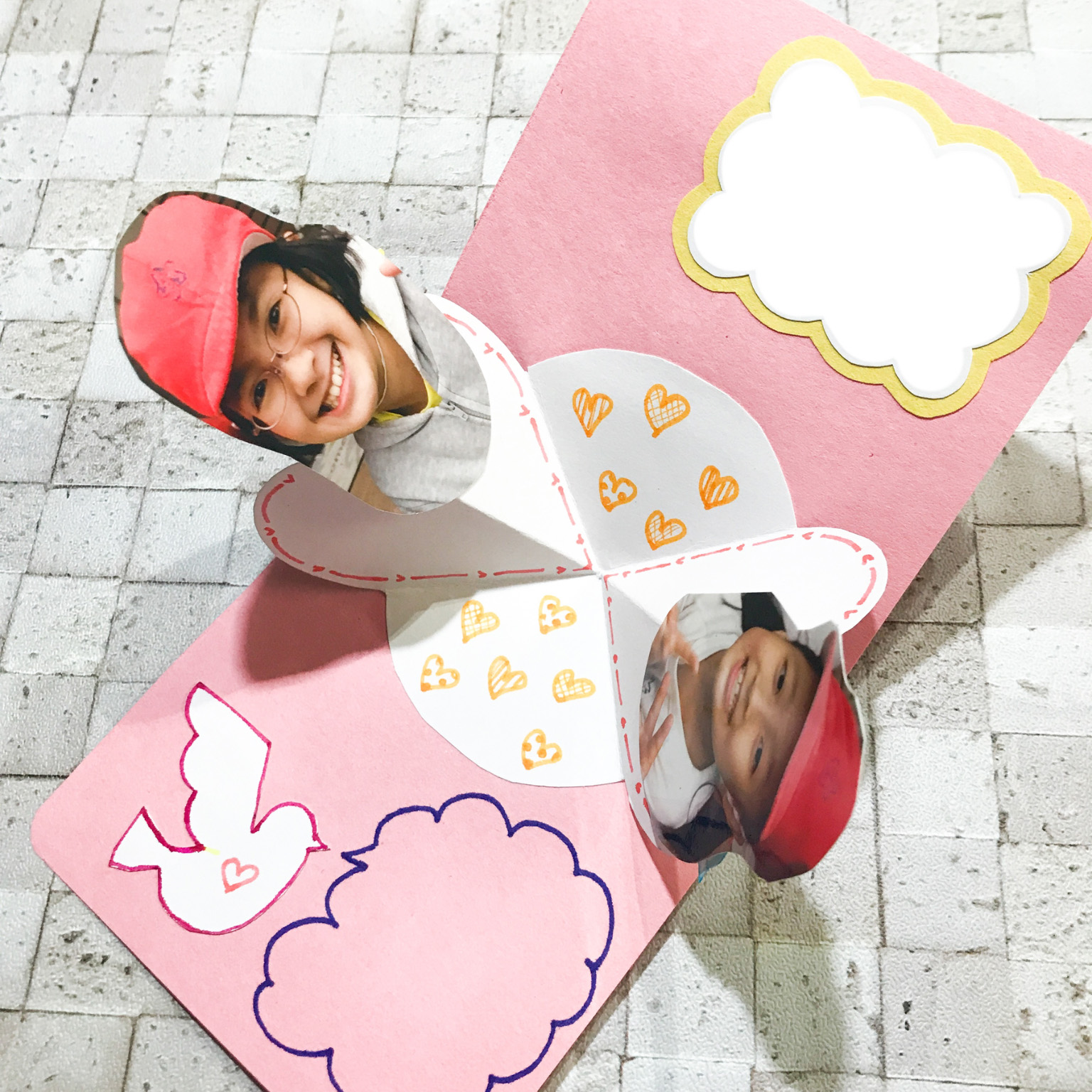 親子サロンでかんたん工作タイム「飛び出すカードを作ろう」(5月6日)