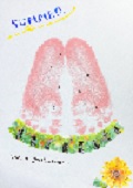 ママサロンで簡単工作タイムとカラフル書道アート