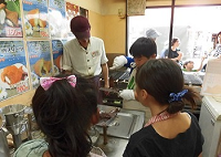 中央本町お仕事体験「たいあん」で特製たい焼き作り